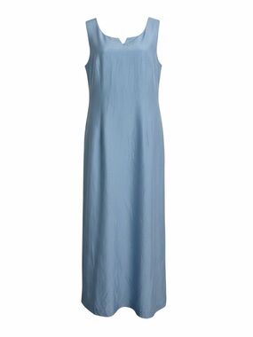 Spenser Jeremy Light Blue Silk Sheath Sleeveless Column Tank Dress Size 14 Maxi
